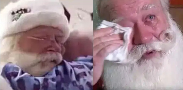 Un petit garçon de 5 ans atteint d’une maladie en phase terminale réalise son dernier vœu et s’éteint dans les bras du Père Noël